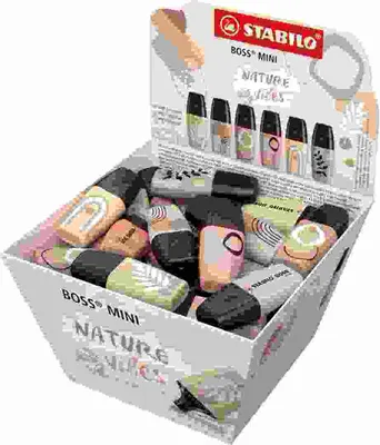 Zdjęcie produktu dla STABILO 07/50-11-1 Zakreślacz STABILO BOSS MINI Naturevibes, opakowanie 50 szt