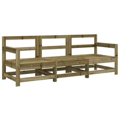 Produktbild von 3-tlg. Garten-Lounge-Set Kiefernholz Imprägniert