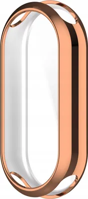 Produktbild von Bizon Case Watch Felipe für Xiaomi Mi Smart Band 8, Roségold