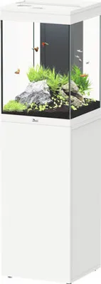 Produktbild von Aquariumkombination aquatlantis Aqua Tower 96 l, inklusive EASY LED 2.0 Beleuchtung, Innenfiltersystem, Heizer und Unter