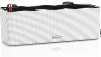 Obrázok produktu pre Samozavlažovací hrantík Lechuza Balconissima 40 cm biely