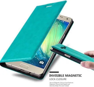 Zdjęcie produktu dla Etui Cadorabo do Samsung Galaxy A5 2015 w kolorze turkusowym z magnetycznym zamknięciem na telefon komórkowy