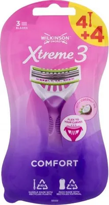 Produktbild von Wilkinson Sword Xtreme 3 Beauty 3 Klingen-Komfort-Rasierer für Frauen