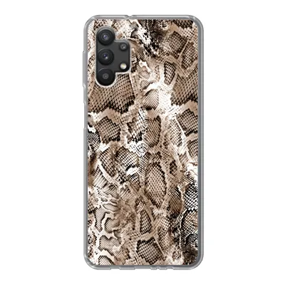 Produktbild von MuchoWow® Handyhülle Schutzhülle Hülle für Samsung Galaxy A32 5G Tiermuster - Schlange - Haut Silikon Softcase Handy Hülle - Softcase
