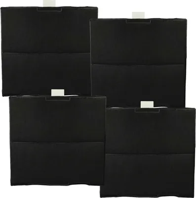 Produktbild von vhbw 4x Aktivkohlefilter kompatibel mit Constructa CD959250, CD959550, CD939250, CD939550, CZ5131X5, CZ5134X5 Dunstabzugshaube - 23,5 x 22 x 2 cm