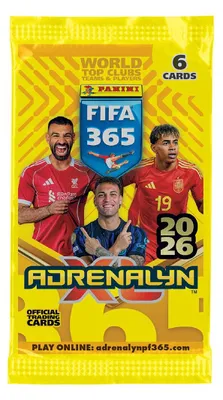 Zdjęcie produktu dla Karty kolekcjonerskie FIFA 365 Adrenalyn XL 2026 – 1 pakiet