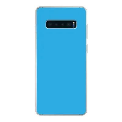 Obrázok produktu pre Kryt mobilného telefónu pre Samsung Galaxy S10+ Modrá - svetlo - dizajn Silikónové mäkké puzdro