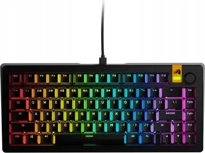 Zdjęcie produktu dla Glorious Gmmk 3U 75% Custom Klawiatura Do Gier - Fabrycznie Złożona, Ansi (Usa), Przełączniki Fox He,