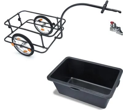 Produktbild von PREMIUM príves na bicykel Prepravný vozík Prepravný príves Nákladný príves