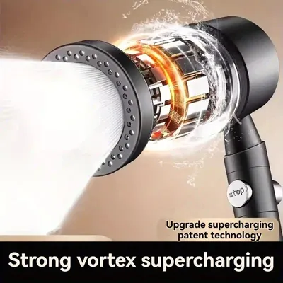 Produktbild von Duschkopf Hochdruck 5 Modi Filter Handbrause wassersparend