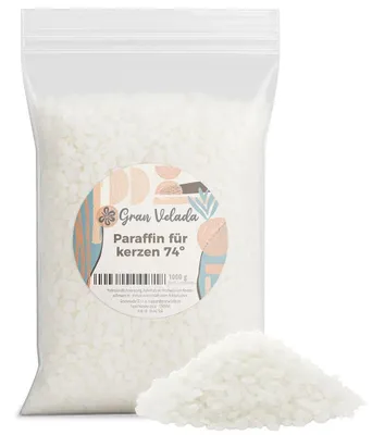 Produktbild von Gran Velada - Paraffinwachs für Kerzen 74 °C für Silikonformen 1 kg