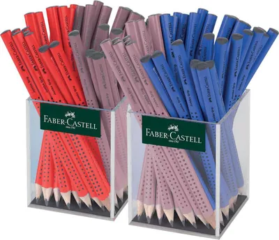 Obrázok produktu pre Faber-Castell 111921 FABER-CASTELL Bleistift Jumbo Grip B rot