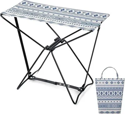 Obrázok produktu pre Ľahká pikniková súprava vrátane prenosnej skladacej stoličky s nosnosťou až 90 kg, kompaktná, ľahká a prenosná, ideálna na piknik, rybolov a turistiku