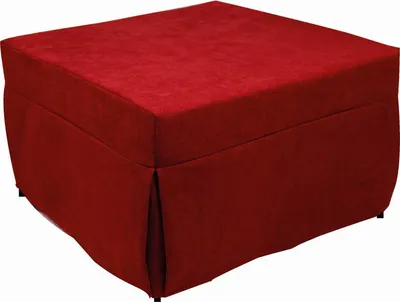 Produktbild von Pouf Arno, Mehrzwecksessel, Sitzsack, Hockerhocker,  Italy, 78x78 h45 cm, Rot