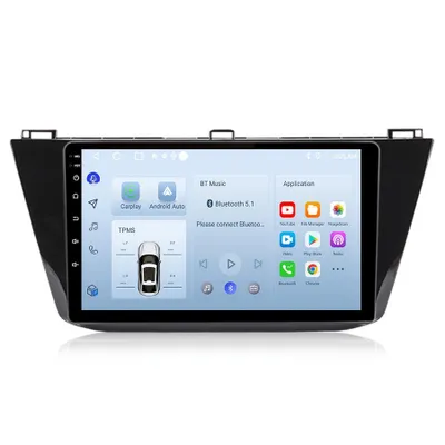 Obrázek produktu pro Rádio Android 64GB pro VW Tiguan 2016-2020 Carplay Navi Ovládání na volantu Bluetooth RDS WIFI DSP GPS DAB+
