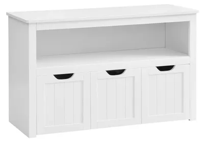 Zdjęcie produktu dla Szafka do przechowywania - Komoda - Komoda - Komody - Szafka na zabawki - 102 cm x 30 cm x 60 cm - Biała