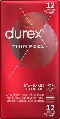Produktbild von Durex Thin Feel Kondome - 12 Stück