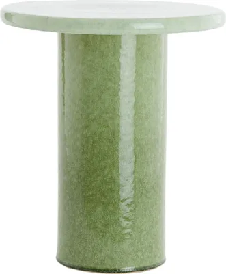 Immagine prodotto di Tavolino TUDO Vetroceramica verde menta Ø40,5x45,5 cm rotondo Light & Living