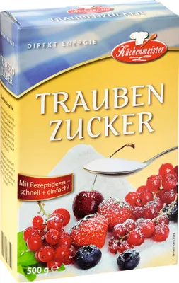 Produktbild von Küchenmeister Traubenzucker zum Süßen von Speisen 500g 8er Pack