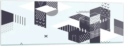 Produktbild von Bilder auf glas - Abstraktion modern - 160x50cm - Glasbilder - Wandbilder - Kunstdruck - zum Aufhängen bereit - Wanddekoration aus Glas - Glas Bilder - Wandbild auf Glas - Einteilig - GAB160x50-3817