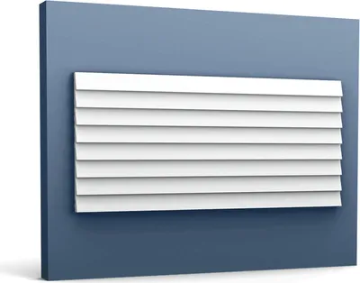 Zdjęcie produktu dla Orac Decor WX204 MODERN RIPPLE Panel ścienny 3D Panel ścienny Element dekoracyjny Sztukateria 2 m