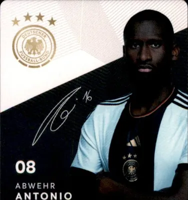 Produktbild von Karte 8 - Antonio Rüdiger - WM 2022 REWE