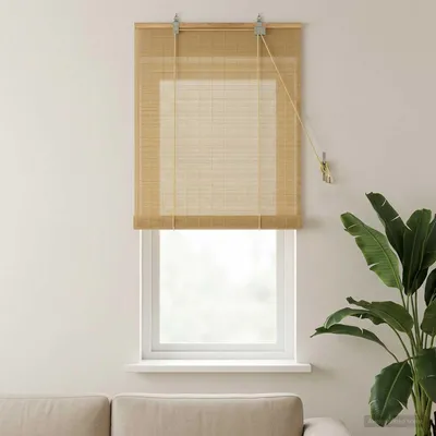 Zdjęcie produktu dla Maison Exclusive - Roleta bambusowa Rollo Natur, 60 x 160 cm