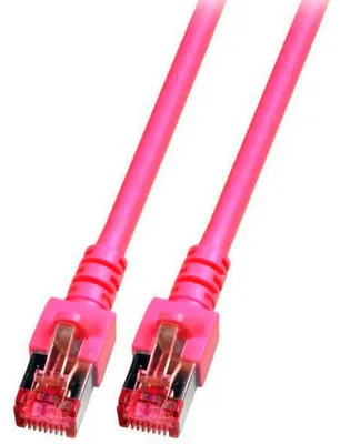 Produktbild von EFB RJ45 Patchkabel S/FTP, Cat.6, LSZH, 15m, magenta