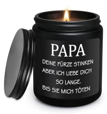 Produktbild von Duftkerze Sandelholz 200g | Geschenk für Papa | 50 Stunden Brenndauer | Sojawachs