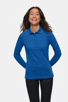 Zdjęcie produktu dla WOMEN-LONGSLEEVE PERFORMANCE - royal - rozmiar S