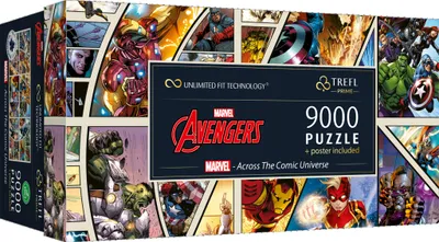Immagine prodotto di Puzzle TREFL UFT Marvel Avengers: attraverso l'universo dei fumetti 9000 pezzi