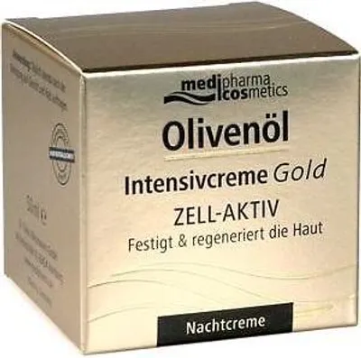 Produktbild von OLIVENÖL INTENSIVCREME Gold ZELL-AKTIV Nachtcreme 50ml PZN 14280581
