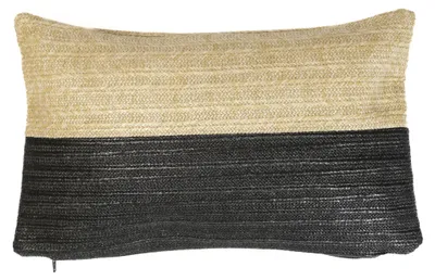 Immagine prodotto di Cuscino effetto rafia - Bicolore - Rettangolare - 30x50 cm