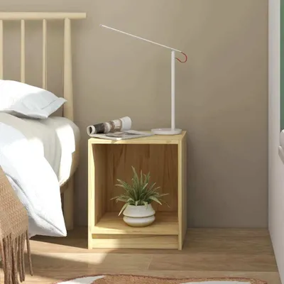 Zdjęcie produktu dla Maison Exclusive – stolik nocny 35,5 x 33,5 x 41,5 cm, lite drewno sosnowe