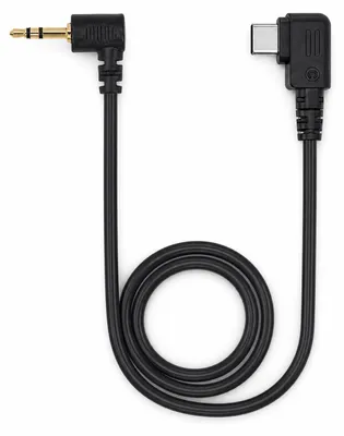 Produktbild von USB-C Adapterkabel 2,5 mm für Timer-Fernauslöser, kompatibel mit Sony Kameras, Fernauslöser Adapterkabel für 2,5 mm Klinke auf USB-C, ca. 40 cm, schwarz