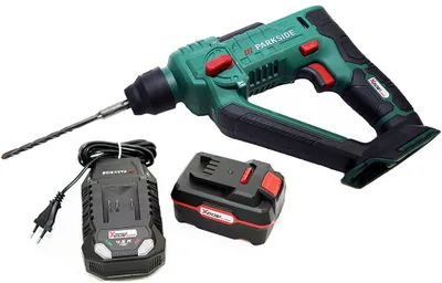 Produktbild von PARKSIDE® 20 V Akku-Bohrhammer / Bohrhammer PABH 20-Li inkl. Akku (4Ah) und Ladegerät (4,5A)