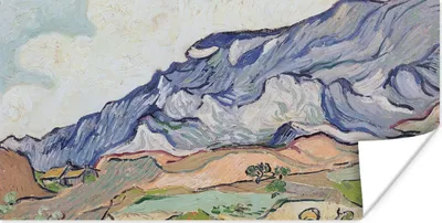 Produktbild von MuchoWow® Poster Die Alpen - Vincent van Gogh 160x80 cm - Foto Poster