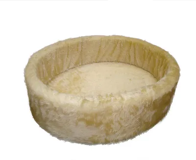 Produktbild von NOBBY Plüschbett, grau, Ø 100 cm