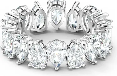 Produktbild von Swarovski Swarovski Damen Vittore Ring Größe 58 Silber 5572824 uni DJ-0039753
