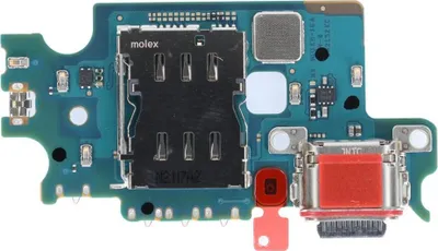 Produktbild von Original Ladebuchse SIM Platine USB SYstem Dock Connector  Für Samsung Galaxy S22+ SM-S906B, SM-S906B/DS & Werkzeug