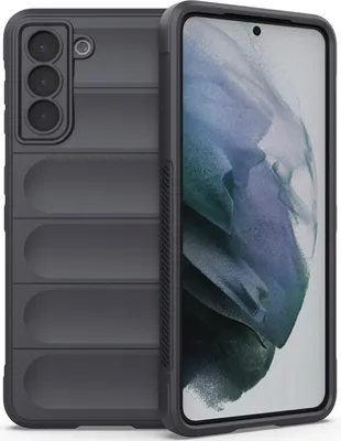 Produktbild von Samsung S21 5G Hülle, Weich TPU Silikon Stossfest Anti-rutsch Schutzhülle für Samsung Galaxy S21 5G Dunkelgrau