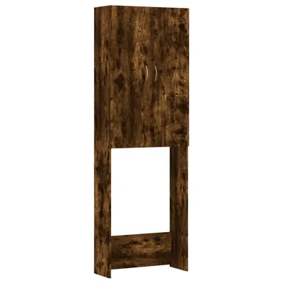 Obrázek produktu pro vidaXL Skříňka na pračku Smoked Oak 64x25,5x190 cm