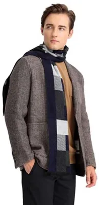 Herren Schal Winter Warm Weich aus 100% Wol, Hauptbild