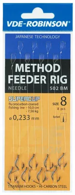 Produktbild von Robinson Method Feeder Feeder-Vorfach Hak #12 mit Widerhaken 8 Stück