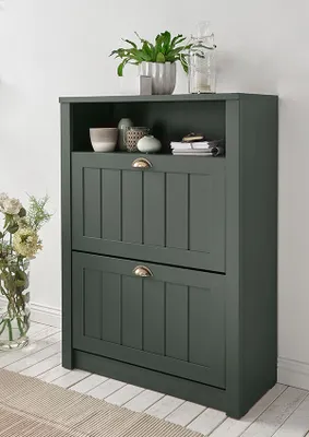 Immagine prodotto di Ascot scarpiera scarpiera scarpiera 80cm verde casa di campagna