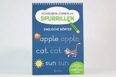 Produktbild von Schreiben lernen mit Spurrillen - Englische Wörter