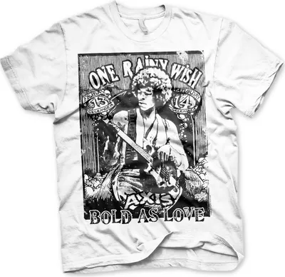 Produktbild von Jimi Hendrix - Bold As Love T-Shirt - XX-Large - White