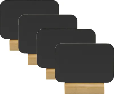 Produktbild von Securit FBT-RECT-4, Melamin, Harz, Holz, Schwarz