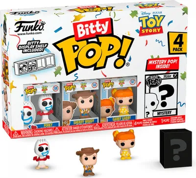 Produktbild von Toy Story Bitty POP! Vinyl Figuren 4er-Pack Forky 2,5 cm