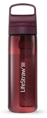 Produktbild von LifeStraw Go Serie - BPA-freie Trinkflasche mit Wasserfilter 650ml für Reisen und den täglichen Gebrauch - entfernt Bakterien, Parasiten, Mikroplastik